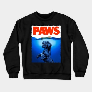 Whisker Wonders Schnauzer PAWS, Trendy Tee for Dog Lovers Crewneck Sweatshirt